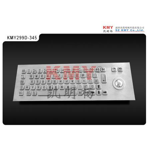 Vandaalivastane klaviatuur vastupidav tööstuslik metallist klaviatuur koos palliga