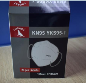 Self-suction filter anti-particulate respirator KN95 YKS95-1