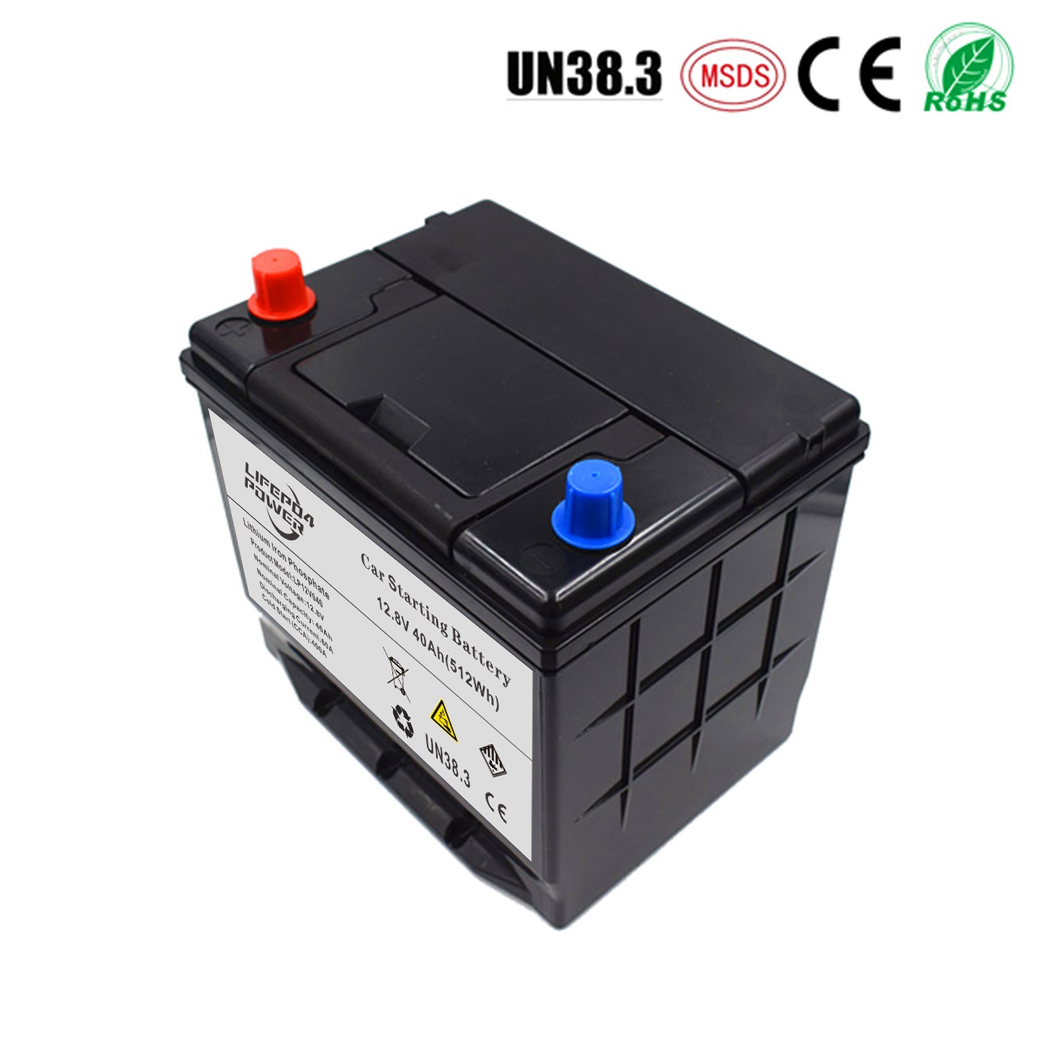 12V 40Ah Lithium ion Automotive Battery For Car