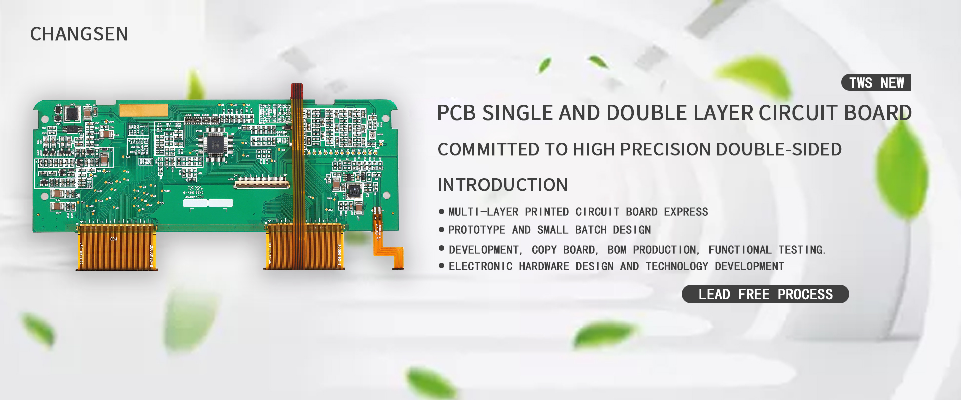 PCB Single- und Double-Layer-Circuit-Board