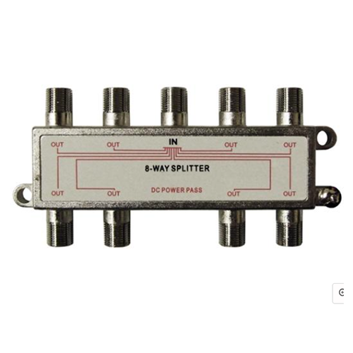 I-Coax Splitter 2.5GHz, DC Power Pass Splitter - 2/3/4/6/8-Indlela