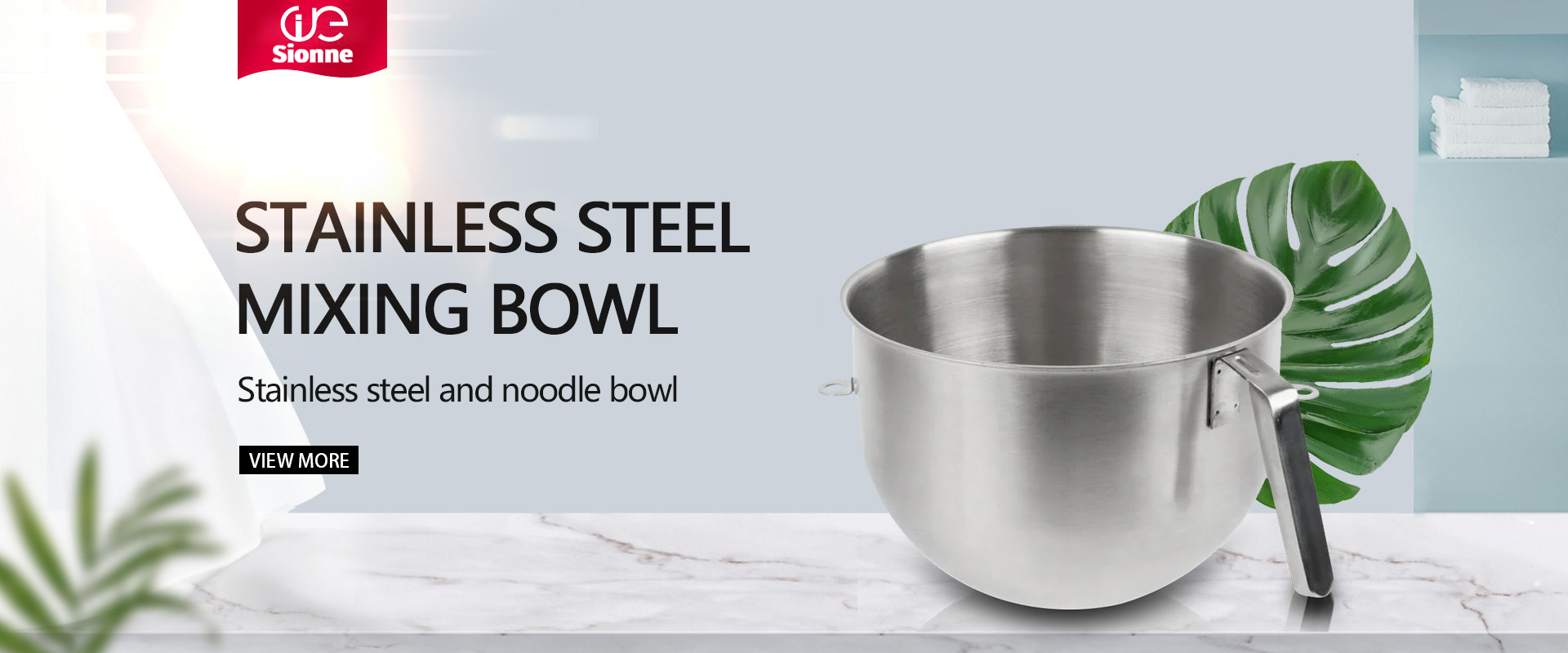 Stainless steel and noodle bowl