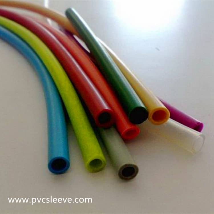 Colored silicone tube