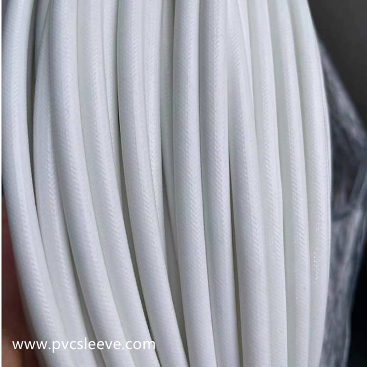 Inner rubber outer fiber glass fiber tube